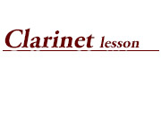 clarinet lesson